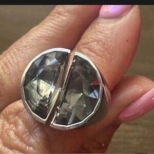 SWAROVSKI Lucent cocktail ring Size 55